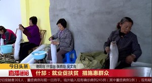 什邡：就业促扶贫 措施惠群众
