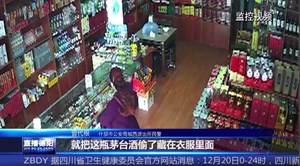 监控下作案 笨贼胆太大