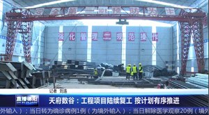 天府数谷：工程项目陆续复工 按计划有序推进