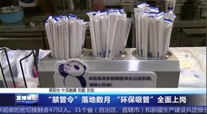 “禁管令”落地数月 “环保吸管”全面上岗