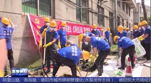 党员进社区 边沟清淤解民忧