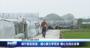 绵竹紫岩街道：凝心聚力学党史 倾心为民办实事