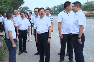 何礼督导城乡干线公路环境整治绿化提升工作暨“我为群众办实事”实践活动
