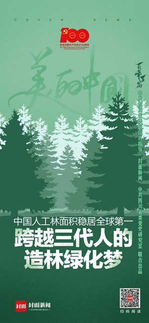 百年百篇｜中国人工林面积稳居全球第一 跨越三代人的造林绿化梦