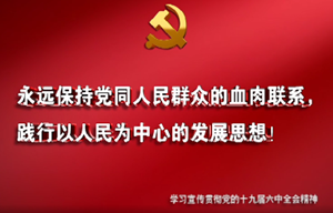 党的十九届六中全会宣传标语（3）
