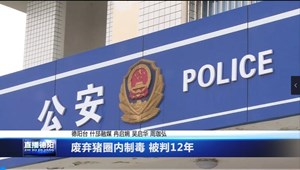 废弃猪圈内制毒 被判12年