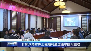 什邡八角水库工程顺利通过通水阶段验收