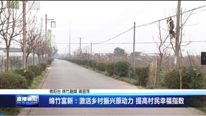 绵竹富新：激活乡村振兴原动力 提高村民幸福指数