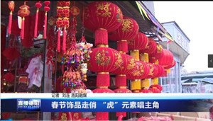 春节饰品走俏 “虎”元素唱主角