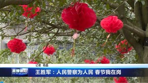 王胜军：人民警察为人民 春节我在岗