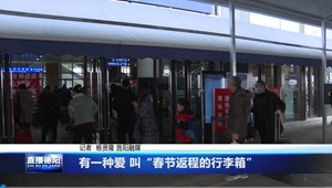 有一种爱 叫“春节返程的行李箱”