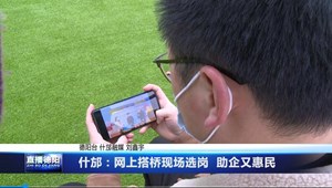 什邡：网上搭桥现场选岗  助企又惠民