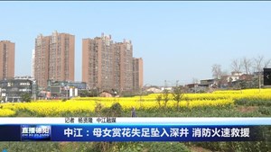 中江：母女赏花失足坠入深井 消防火速救援