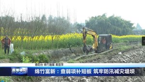 绵竹富新：查弱项补短板 筑牢防汛减灾堤坝