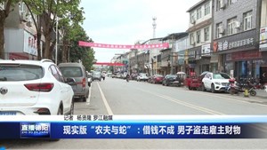 现实版“农夫与蛇”：借钱不成 男子盗走雇主财物