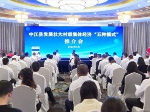 中江县举行推介会 发展壮大村级集体经济