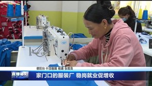 家门口的服装厂 稳岗就业促增收
