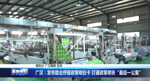 广汉：发布助企纾困政策明白卡 打通政策帮扶“最后一公里”