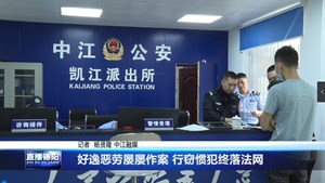 好逸恶劳屡屡作 行窃惯犯终落法网
