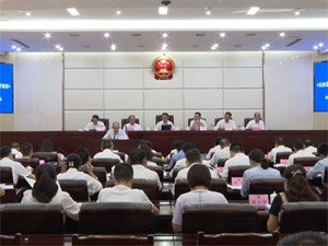 市九届人大常委会召开党组（扩大）会议暨第十一次主任会议