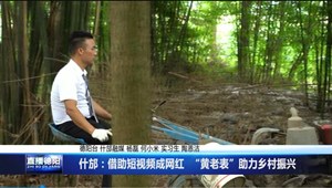什邡：借助短视频成网红  “黄老表”助力乡村振兴