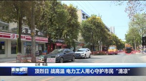 顶烈日 战高温 电力工人用心守护市民“清凉”