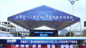 中国首个二氧化碳储能项目与叶片加工无人车间及黑灯产线投运