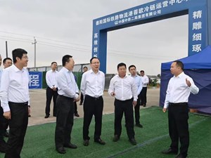 李文清调研德阳国际铁路物流港