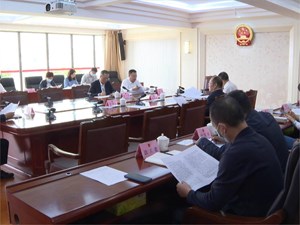 市九届人大常委会党组（扩大）会议召开