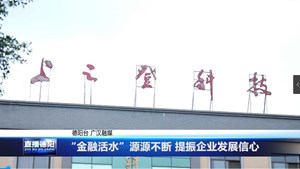 “金融活水”源源不断 提振企业发展信心