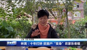 林英：十年打拼 贫困户“变身”农家乐老板