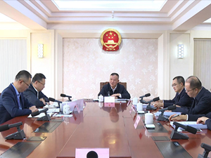卢也主持召开市九届人大常委会第十五次主任会议