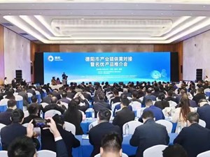 德阳市产业链供需对接暨名优产品推介会举行