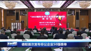 德阳首次发布非公企业50强榜单