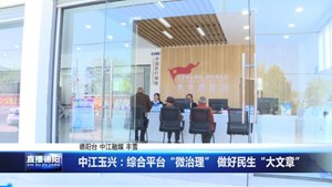 中江玉兴：综合平台“微治理” 做好民生“大文章”