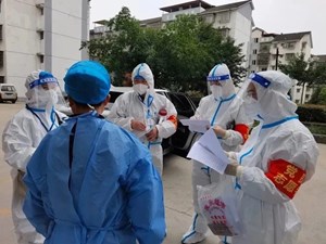 闻令即动 德阳广电党员志愿者投身绵竹“战疫”一线