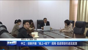 中江：创新开展“线上 +线下”招商 促进项目引进见实效