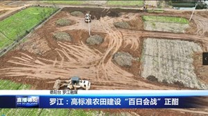 罗江：高标准农田建设“百日会战”正酣