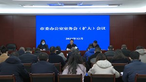 市委办公室室务会（扩大）会议召开