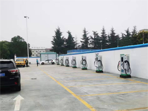 德阳首个接入国网智慧车联网平台的社会运营商充电站投运