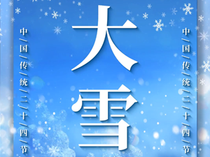 今日大雪 | 积阴成大雪，看处乱霏霏。