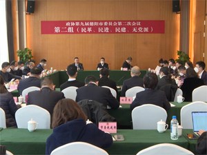 市政协九届二次会议开展分组协商讨论