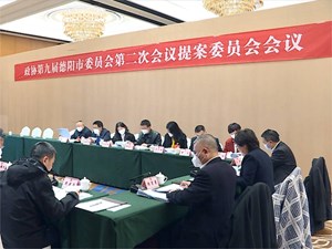 市政协九届二次会议召开提案委员会第一次会议