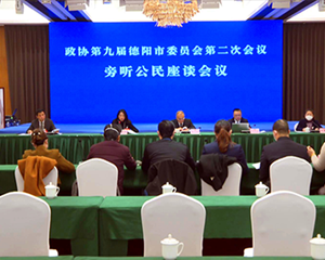 市政协九届二次会议举行旁听公民座谈会