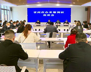 省两项改革“后半篇”文章调研组到我市调研