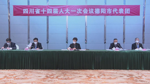 四川省十四届人大一次会议  德阳市代表团今日举行分会议审议省政府工作报告
