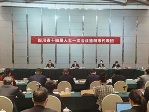 省十四届人大一次会议德阳代表团举行第五次全体会议