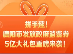 注意！今天12:30准时开抢！德阳市政府消费券领取方式......