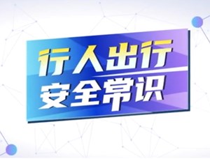 安全公益宣传片 | 行人出行安全常识