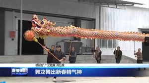 舞龙舞出新春精气神